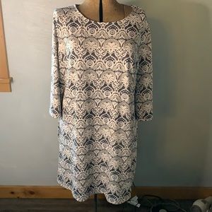 Lovely black and white dress